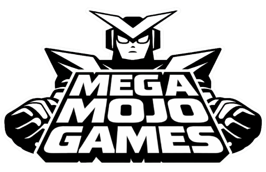 Robot with Mega Mojo Games block